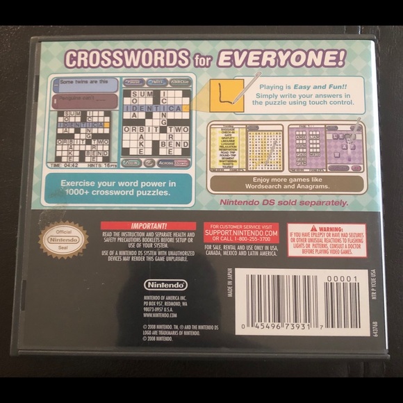 Nintendo DS game - Crosswords - Picture 2 of 3